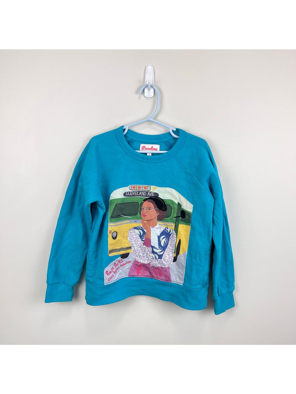 Piccolina Embroidered Trailblazer Sweatshirt Rosa Parks 7